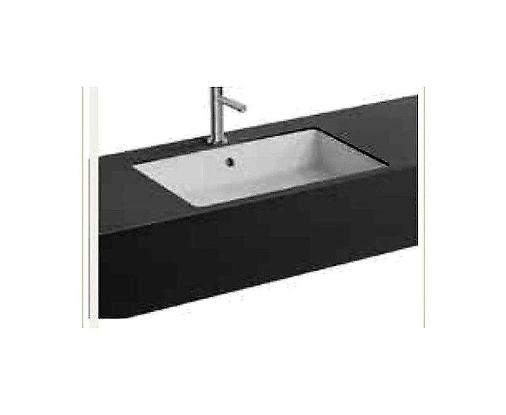 Beyaz lavabo, dikdörtgen, 60x38 cm
