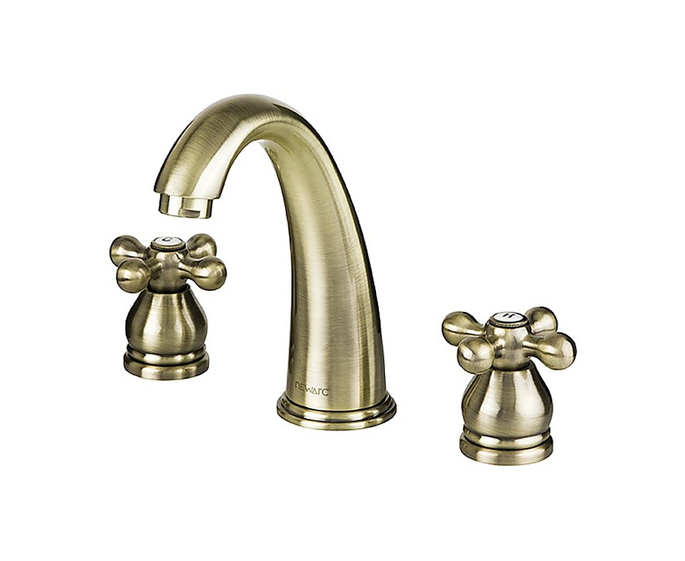 Nostalgic 3 Delikli Lavabo Bataryası Bronz