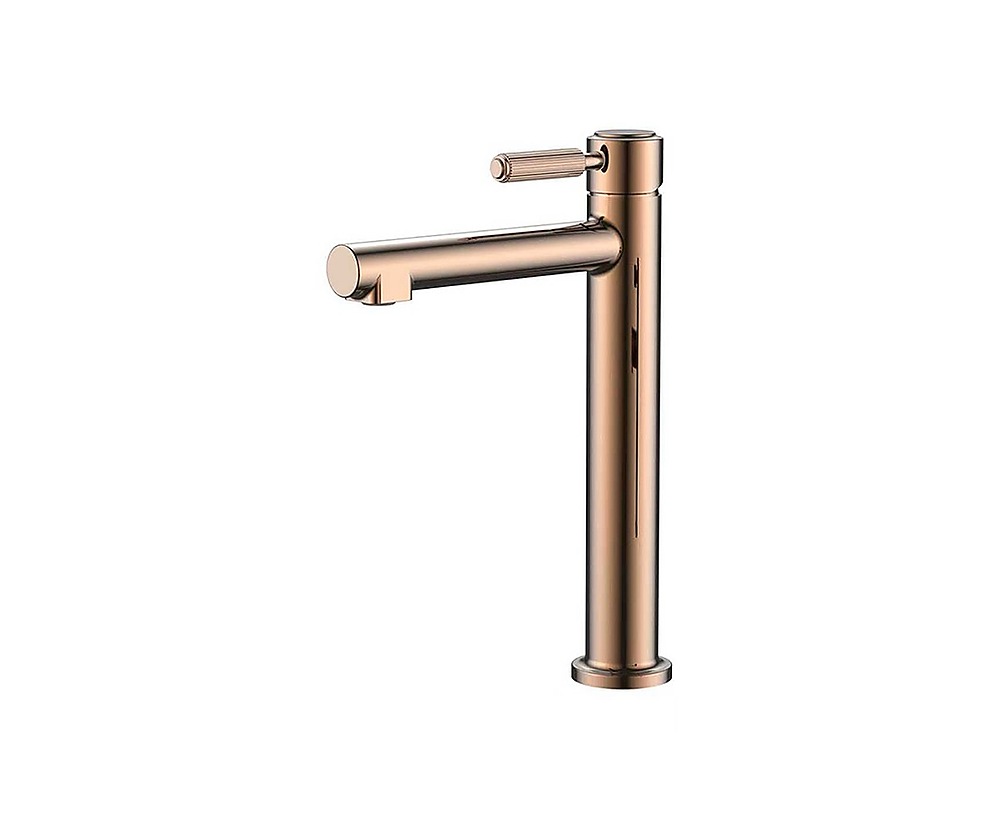 Venüs Çanak Tipi Lavabo Bataryası Parlak Bakır