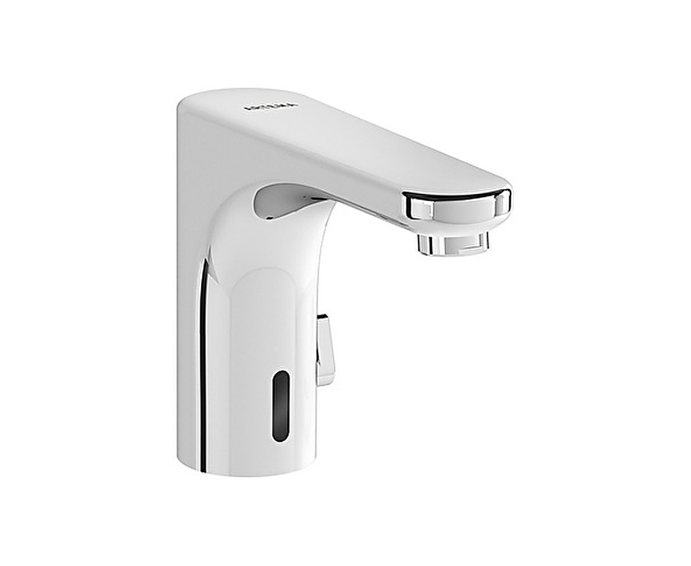 Root Round lavabo bataryası (pilli - çift su girişli) Krom